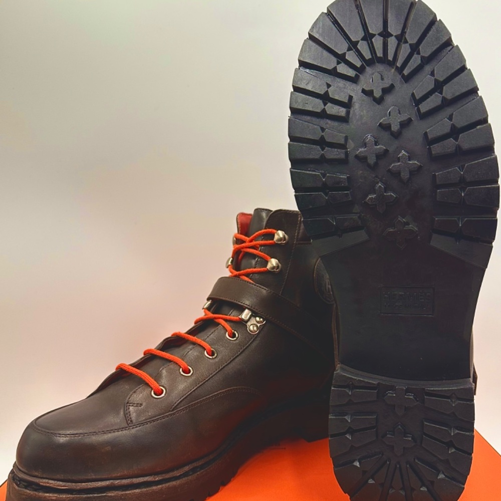 HERMES Winter Boots Men’s US SZ 9.5 - Picture 3 of 16